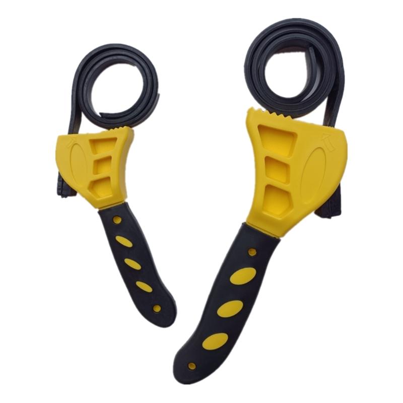 Heavy Duty Strap Wrench Not Slip Handle Tool Automotive Repair Tool for Various Size Of Pipe & Fasteners Reliable Tool