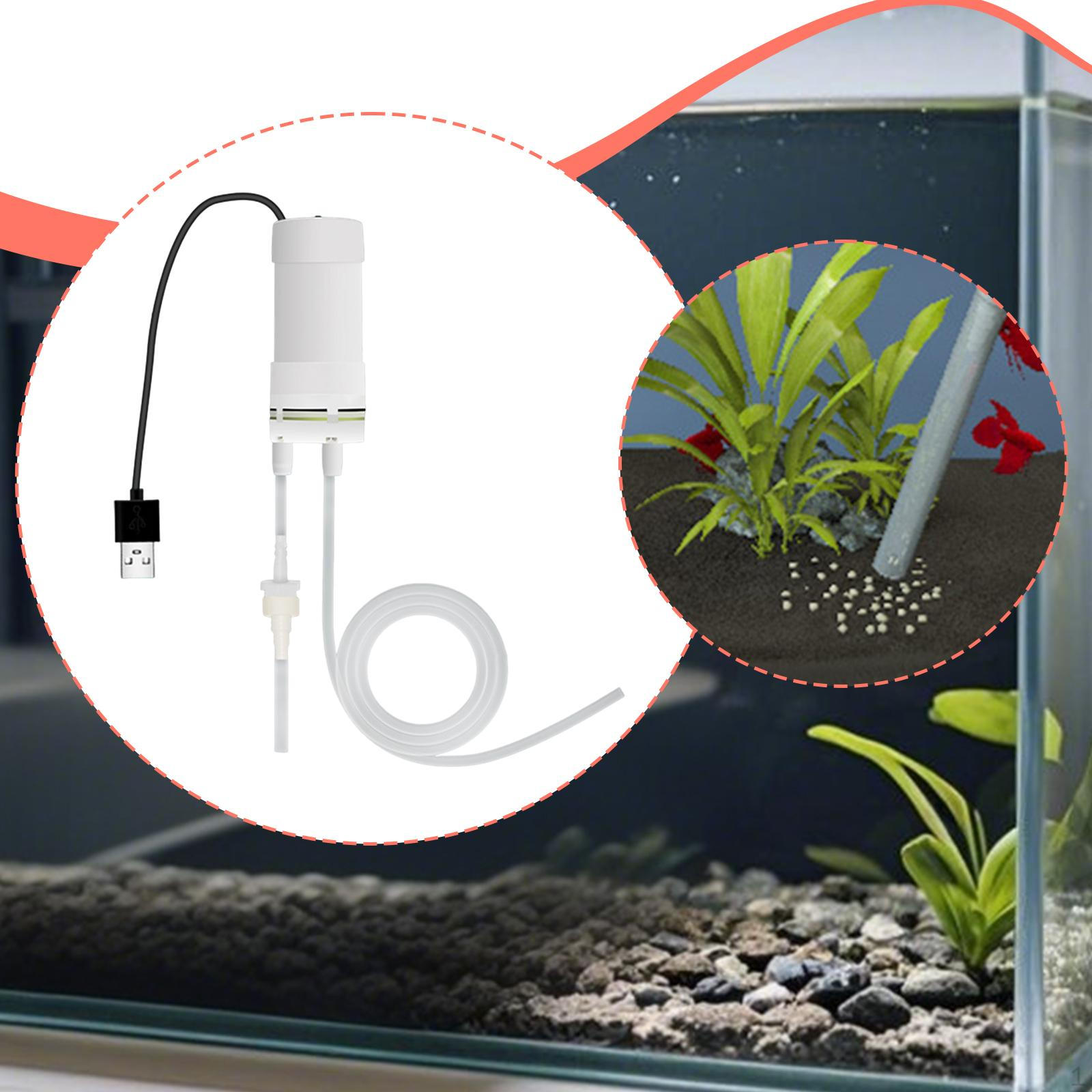 

DC5V USB Self-Priming Electric Water Pump Portable And Easy to Use for , Groovers Garden With Middle Filter