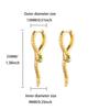 Snake-shaped Long Earrings, Stud Earrings, Women's Light Luxury, High-end Sense, Niche Ear Buckle Design Sense, Winding Personality