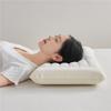 Memory Foam Buckwheat Pillow Neck Support Sleep Aid Low Profile Single Bed With Cotton Cover