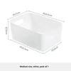 Plastic Storage Bins with Ergonomic Grip Handles Durable Heavy Duty Storage Containers for Kitchen Bulk Item Storage