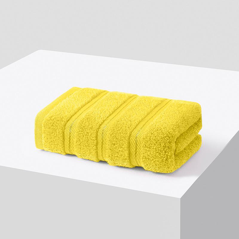 Vícebarevné ručníky z čisté bavlny, domácí hladké bavlněné ručníky na obličej lze vyšívat