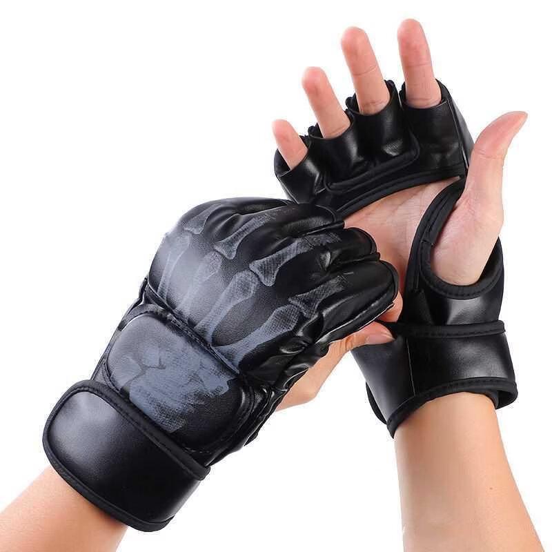Mussel Adult Half-Finger Training Boxing Gloves