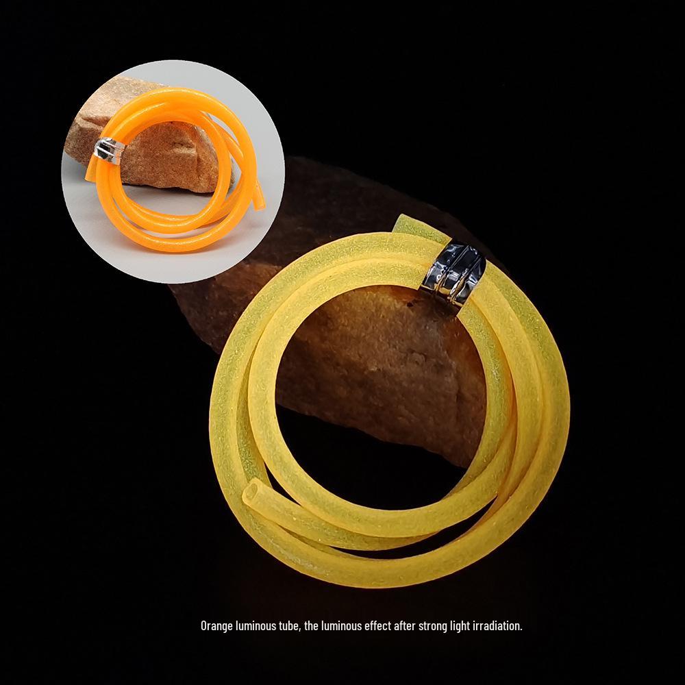 Egret Fly Luminous Silicone Anti-Bite Fishing Tube, 3/4/5mm Thick, Attracts Fish for Sea & Boat Fishing
