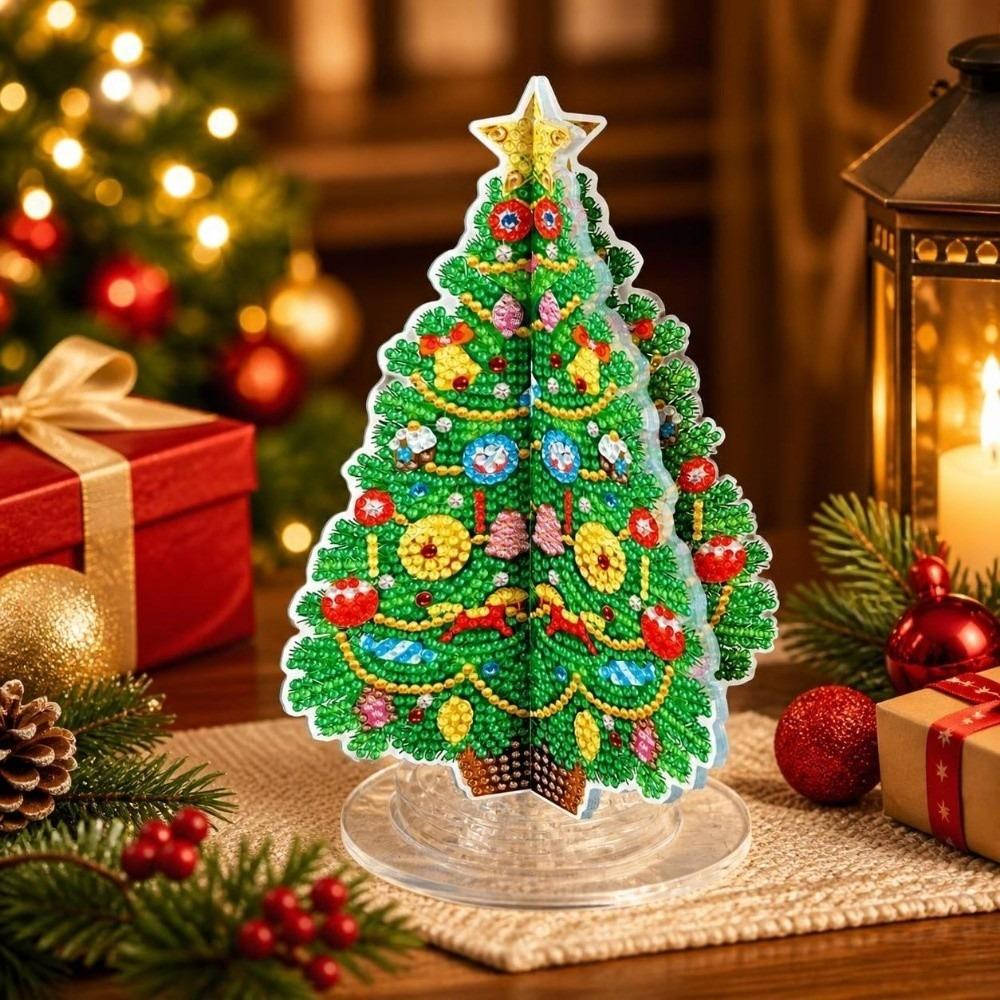 Tabletop Ornaments Christmas Tree Kit Handmade Christmas Decor Home Decor