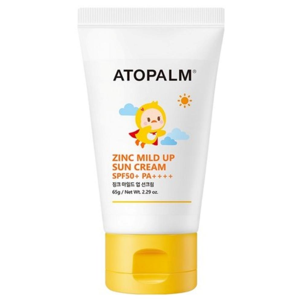 ATOPALM Zinc Mild Up Sun Cream SPF50+ PA++++ Mineral Baby Sunscreen Sensitive Skin 65g