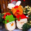 Cute Christmas Gift Storage Bags Featuring Santa Claus And Reindeer Designs