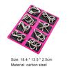 8Pcs/Set Useful Anti-rust Lightweight Mind Puzzle Children Adults Interactive Game Reliever Educational Toys for Adults