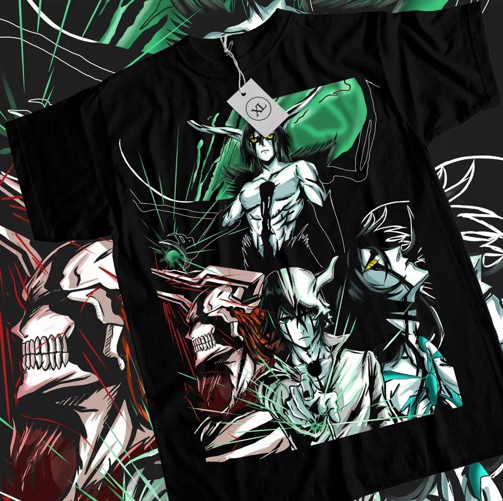 Ulquiorra Bleach TShirt Cifer Ichigo Kurosaki Unisexga Anime TShirt Black S