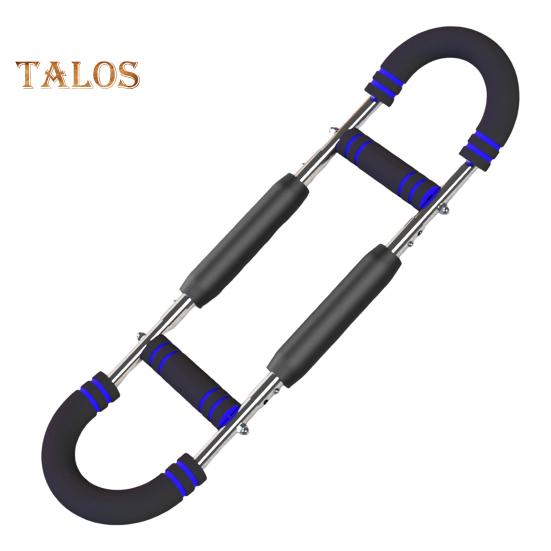 Twister Arm Exerciser with Foam Handle 40-50kg Adjustable Chest Workout Bar Forearm Triceps Muscle Strengthener Chest Expander Home Fitness Equipment