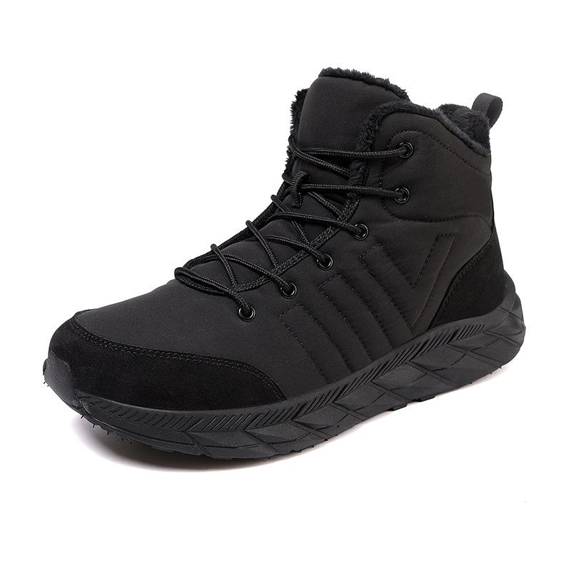 2025 Winter Snow Boots Wear-resistant Non-slip Thickened Warm Velvet Cotton Shoes Outdoor Sports Thick-soled Cold-proof Shoes