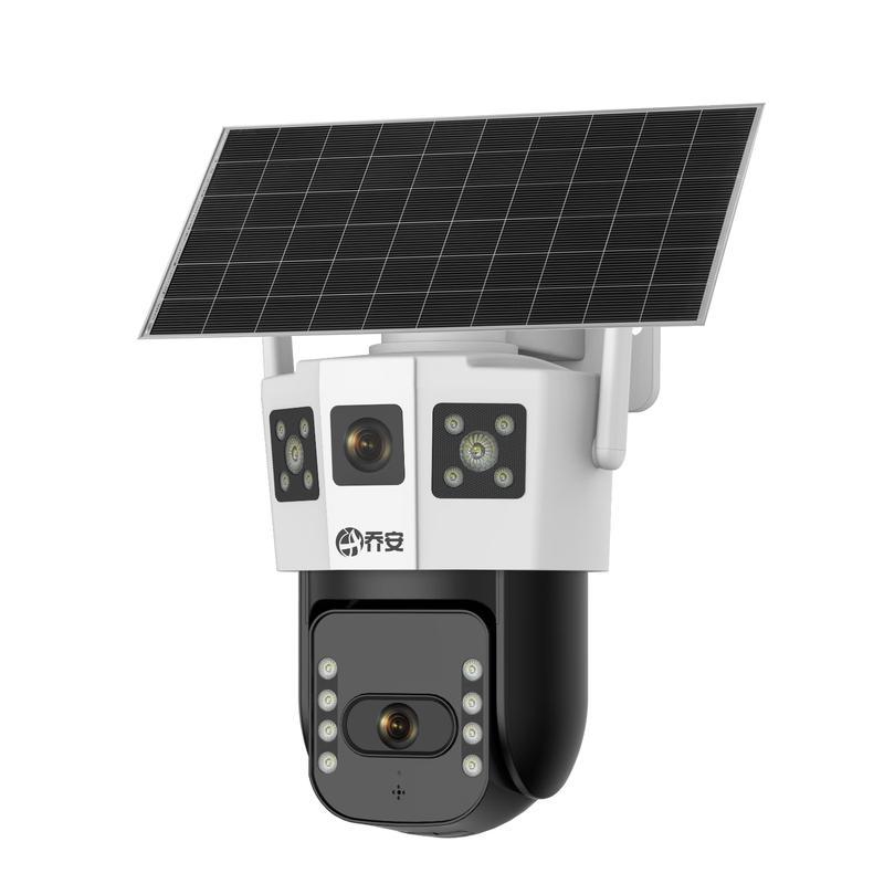 JOOAN KI-Kamera für den Außenbereich, 360° PTZ, mit zwei Objektiven, CN-Stecker (Adapter enthalten)