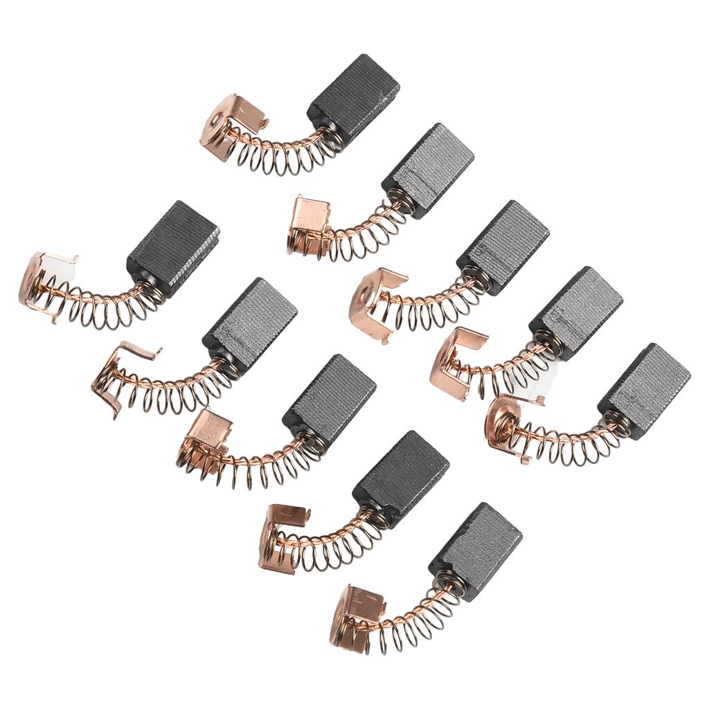 10 Pack Carbon Brushes 5x8x12mm for Angle Grinder G720 to Enable Motor Brush Replacement and Operational Consistency