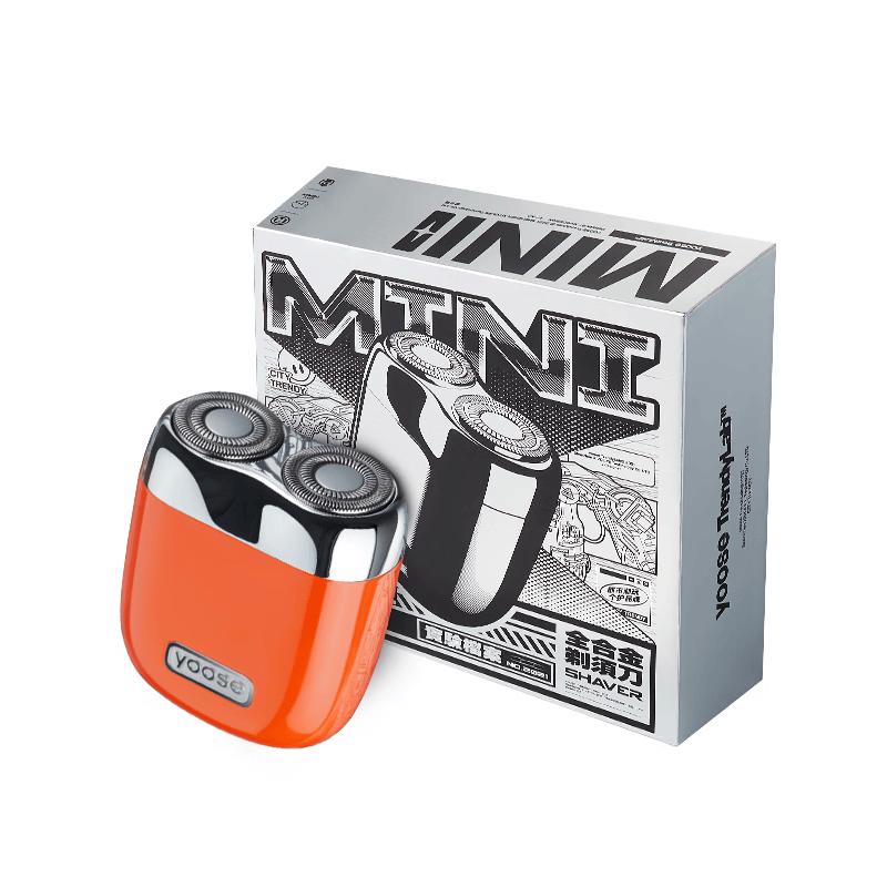 YOOSSE Mini Portable Electric Shaver for Men CN plug (adapter included)