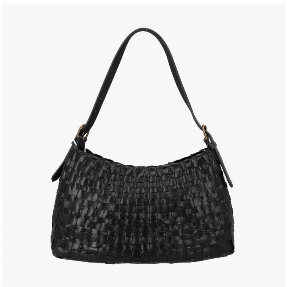 Dragon Diffusion Hobo Selvedge Shoulder Bag 8170 Black