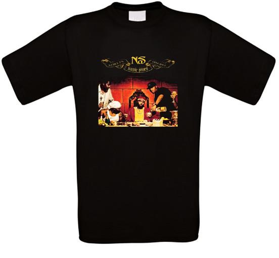 Nas Streets Disciple Nasir Jones Nasty Nas Rap Hip Hop T-Shirt All Sizes XL