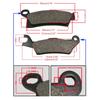 Rear Disc Brake Shoes Pads, Chinese ATV Brake Pads Fit ATV Dirt Pit Bike for Can-Am Renegade1000R