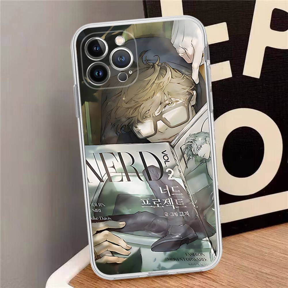 Nerd Project Bl Anime For IPhone 17 16 15 11 12 13 14 Pro Max Soft TPU Silicone Back Cover Clear Case