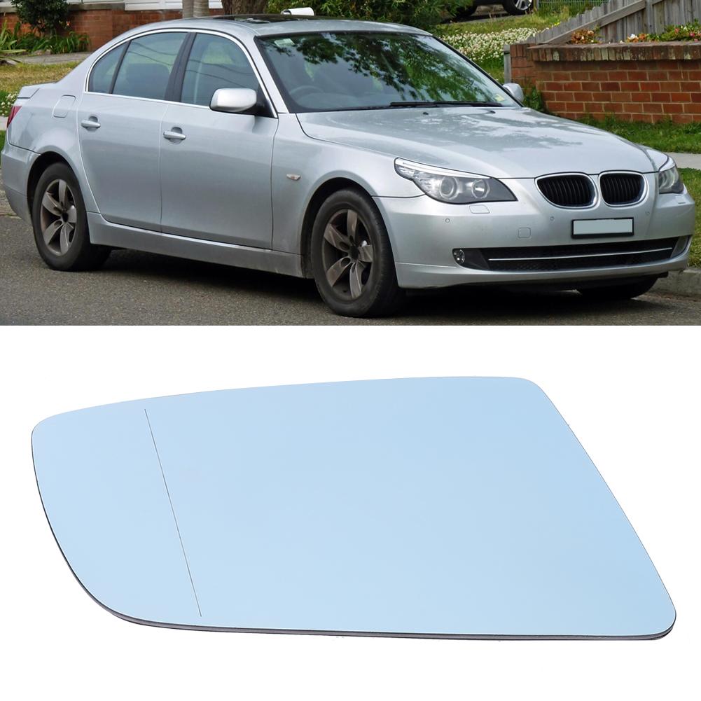 Right Driver Side Heated Wing Mirror Glass Fit for 5 Series E60 E61   6 Series E63 E64