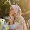 180*70cm Shawl Long Wraps Lace Edge Headband Headscarf New Turban Bandana  for Women