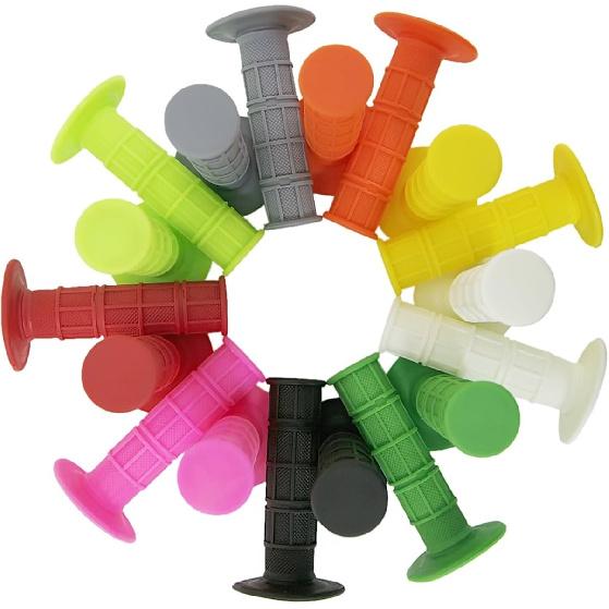 7/8" Practical Motorcycle Hand Grips Dirt Bike Motocross Gel Handlebar 2Pc