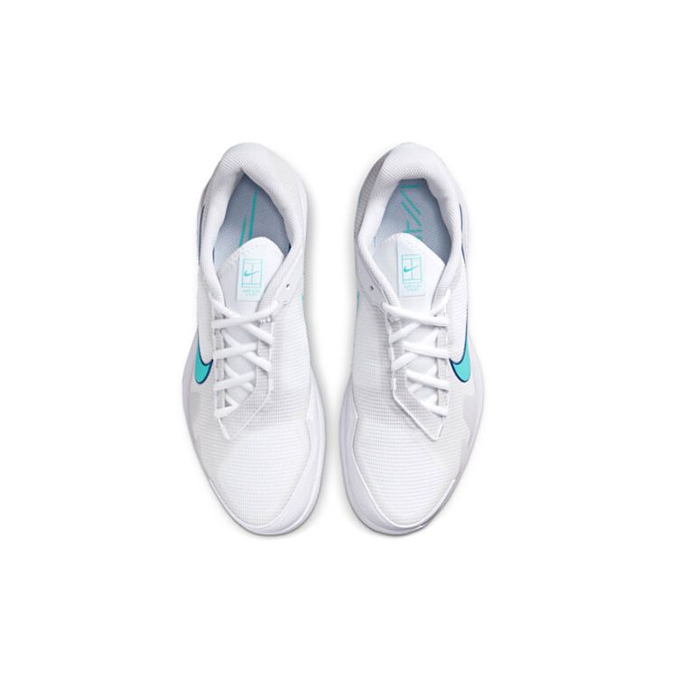 NikeCourt Air Zoom Vapor Pro White Light Bone Deep Royal Blue Dynamic Turquoise For Men CZ0220-141