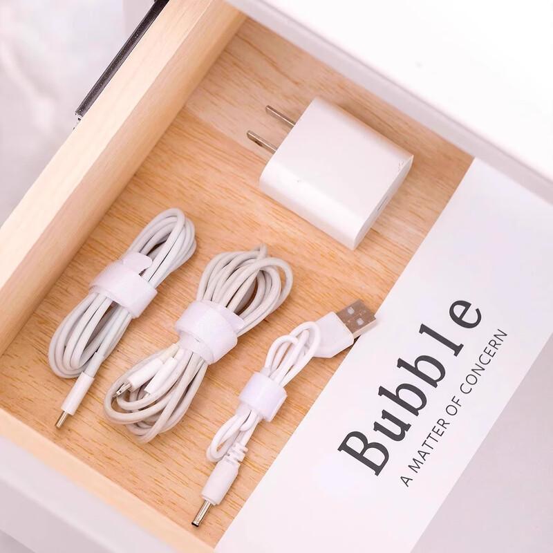 100er-Pack Wiederverwendbare Kabelbinder Klettverschluss