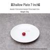 Qianxing Witte Melamine Ronde Eetbords Set