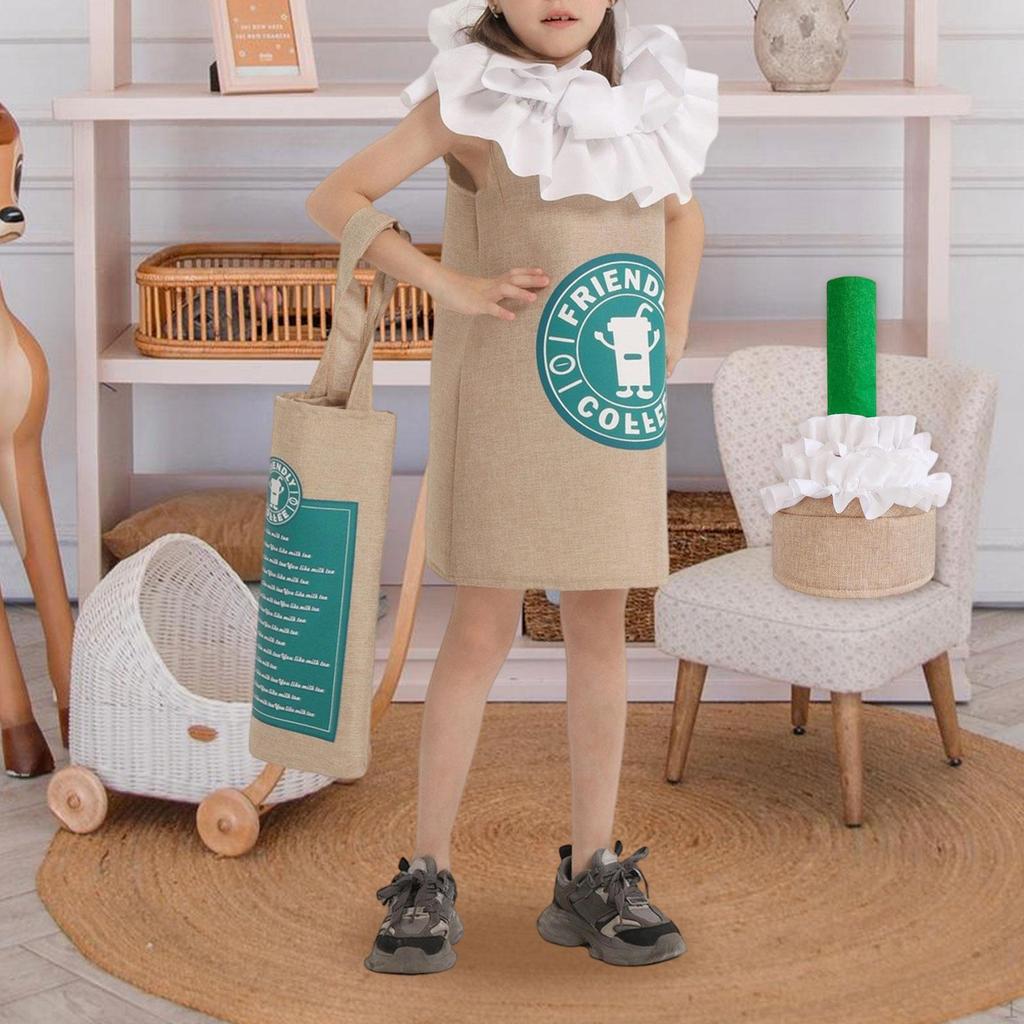 Cafe Costumes, Halloween Cosplay for Festival, Carnival And Role Play