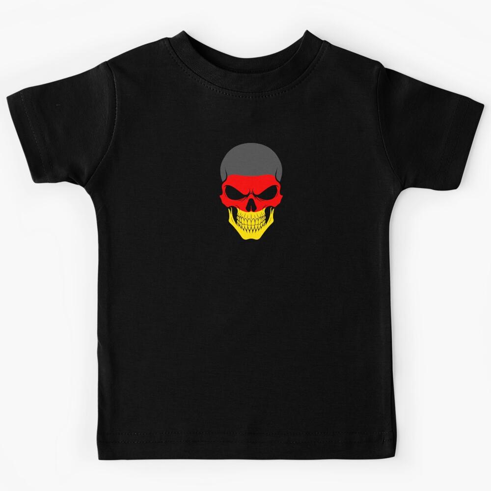 Germany Skull Flag Kids T-Shirt 150