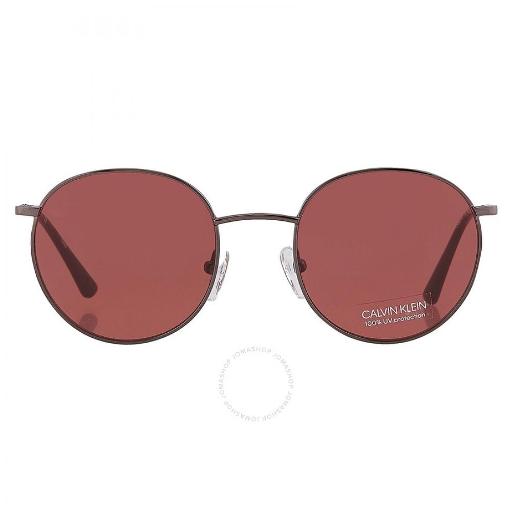 

Calvin Klein Red Round Men s Sunglasses CK18104S 009 49