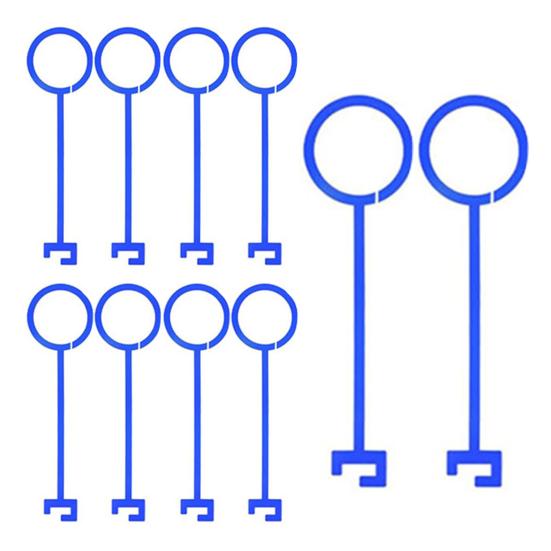 10 Stück Tontaubenhaken Schwerlast Witterungsbeständiger Kunststoff Tontaubenhalter Outdoor Schießübung Hängender Zielaufhänger