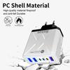 PD 25W 6-Port Fast Charger: 3 USB, 3 PD, 55W QC3.0 EU Standard for Mobile Phones