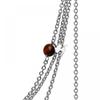 Courage 124aco015 La0001 9000 Stone Chain Necklace