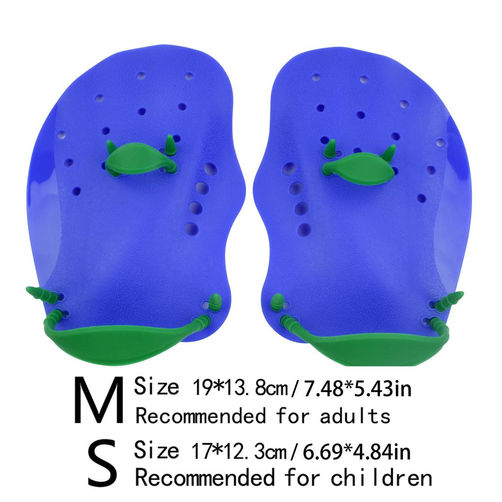 Black Swimming Fins Paddling Palm Adult Freestyle Paddling Training Fins Professional Swimming Equipment Palm