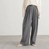 Summer New Arrival Women's Clothes Casual Pants 3 Colors Minimalist Easiest for Match Small Loose Pants Pants High Waist Loose-Fitting Slimming Pants