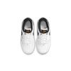 Nike Force 1 LV8 PS Metallic Swoosh Pack - Weiß Kinder-Sneaker Metallic-Gold Schwarz DM3386-100