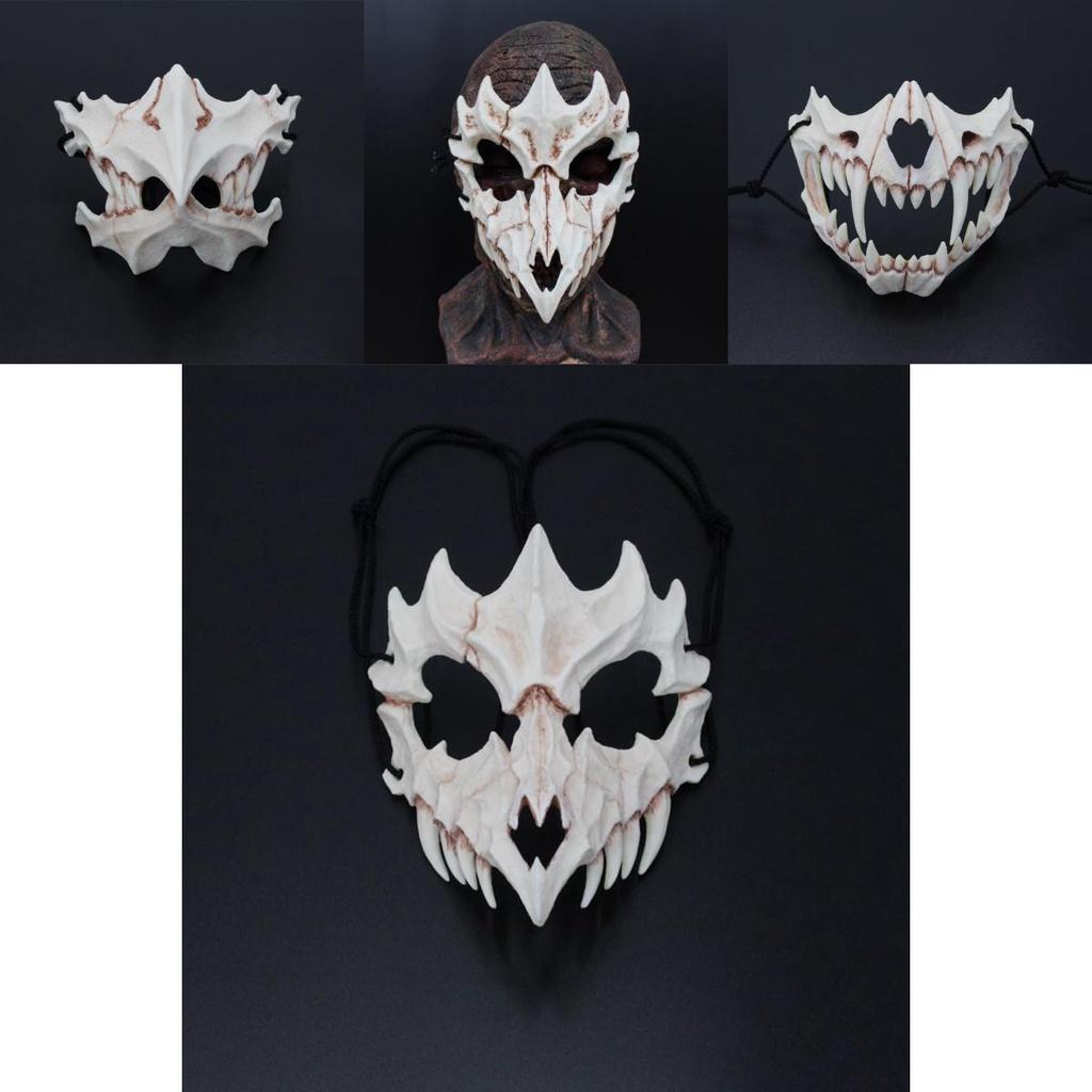 Creepy Resin Skull Mask Ideal For Halloween Celebrations And Animal Theme Parties