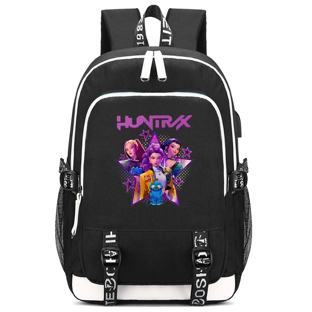 Anime K-Pop Demon Hunters Printed Large Capacity Backpack for Teenger Student Girl Boy Schoolbag Bookbag Kid Gift Women Waterproof Travel Bag