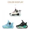 Boys Basketball Shoes Kids Outdoor Indoor Sports Training Sneakers With Anti-Slip Sole Shock Absorption Lightweight Breathable
