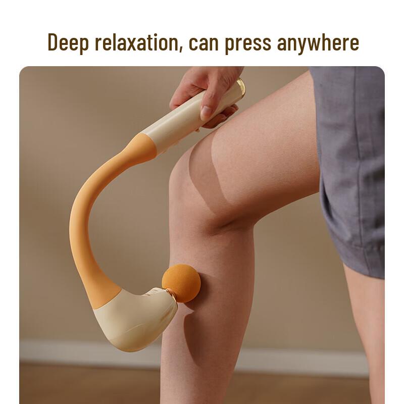 HEZHENG Curved Handheld Fascia Massager CN plug (adapter included)