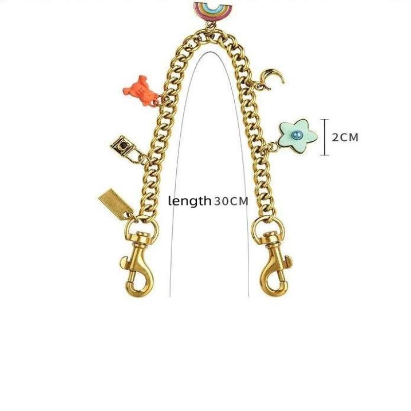 Versatile Metal Purse Chain Strap For Women Trendy Handbag Shoulder Bag Pendant Chain Cute Bag Pendant Decoration Accessories