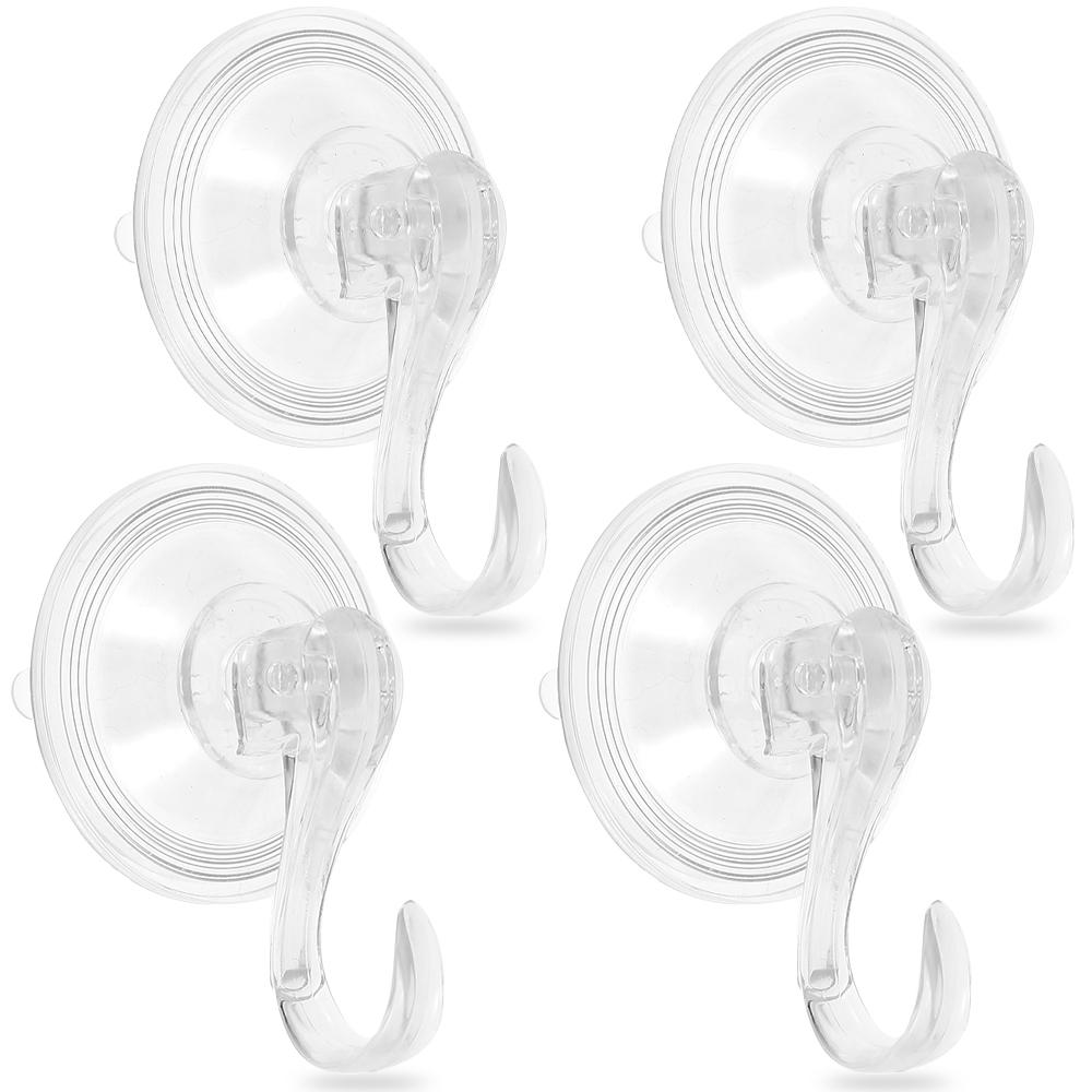 

4-12Pcs Suction Cup Hook Transparent Heavy Duty Vacuum Strong Suction Cup Holder Glass Window Kitchen Bathroom Wall Towel Hook