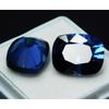 16.90 Ct NATURAL Sapphire BLUE Cushion Cut CERTIFIED Loose Gemstone Pair A-5185QQQ