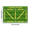Children Soccer Footwork Training Mat, Indoor Soccer Equipment, Non-slip, Durable and Foldable