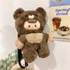 Cute Vinyl Face Bear Backpack Plush Doll Hanging Jewelry Decorative Gift Plush Series