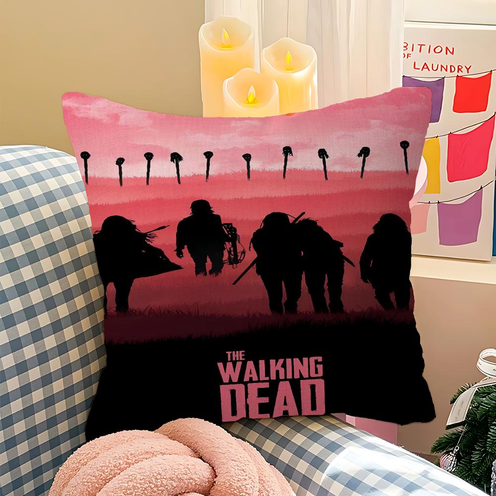 The Walking Dead Poster Personalized Pillow Dust Cover Bedroom Kids Party Decoration Pillowcase Birthday Children Gift