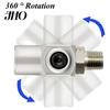 1/4inch Pneumatic Universal 360 Degree Swivel Air Hose Connector Adapter Fit Tool