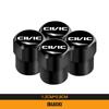  4Pcs Metal Car Wheel Tire Valves Caps Waterproof Dustproof Cover For Honda Civic Fit Accord City Vezel CR-V S660 Odyssey HR-V rlsh58