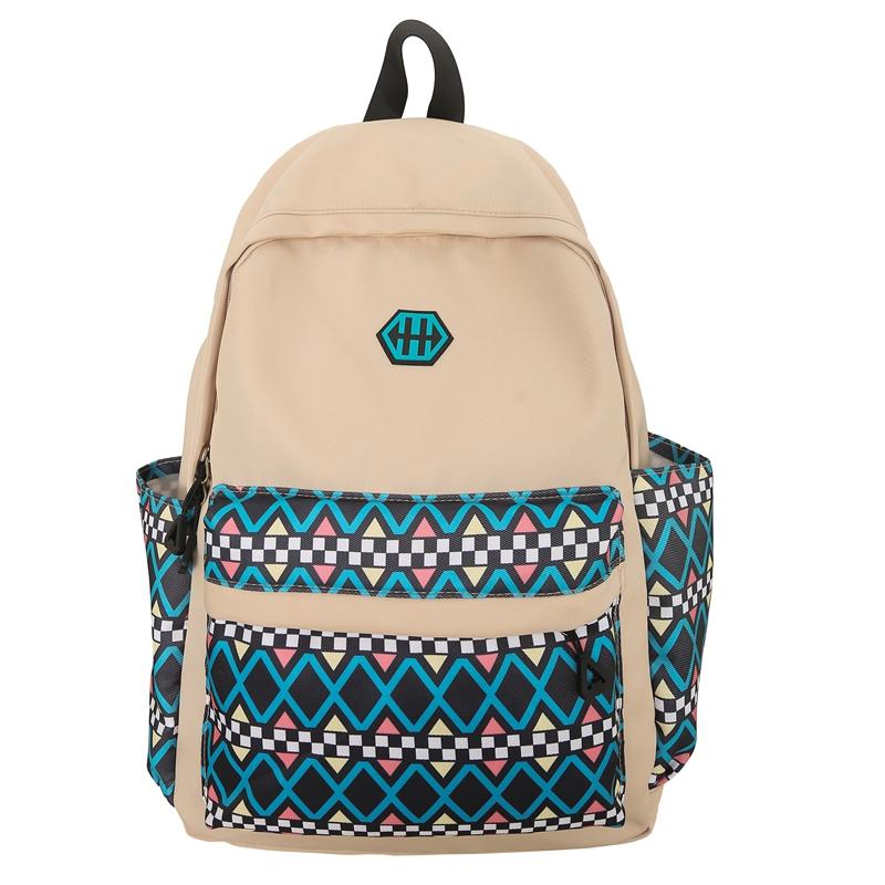 Men Waterproof Backpack Women Printed Travel Backpack Large Capacity Student School Bag